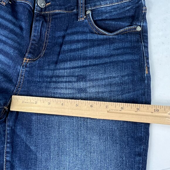 Kut From The Kloth Jeans Women's 8 Catherine Boyfriend Blue Faded Stretch Denim - Picture 14 of 16